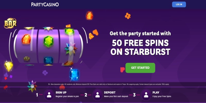 PartyCasino Internetu